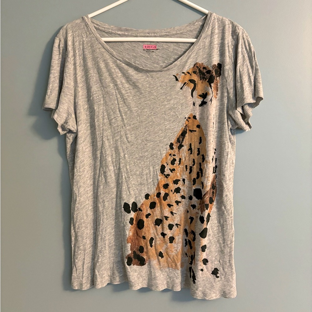 I.Crew cheetah tee
